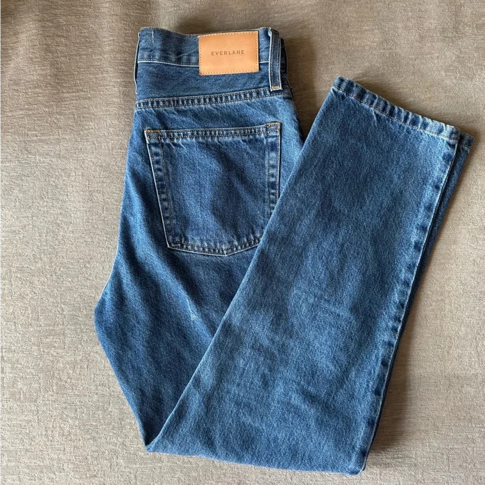 Everlane The ’90s Cheeky Jean Women’s High Rise Straight Leg Denim 26 Ankle - Picture 2 of 12